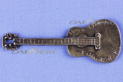 Декоративный элемент для творчества из металла "Гитара"  - купить в Курске. Цена: 19.99 руб.