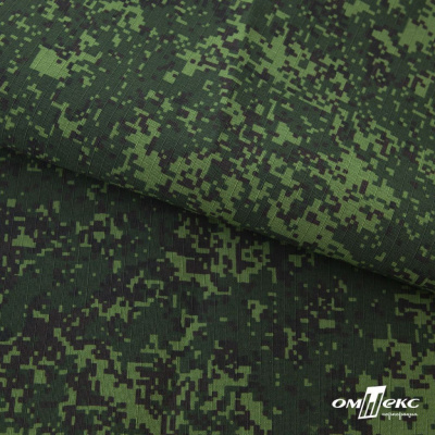 Униформ Рип Стоп 80/20 полиэфир/хлопок, 205 г/м2,  принтованный темно-зеленый, ВО, шир. 150 см - купить в Курске. Цена 191.15 руб.