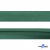 Косая бейка атласная "Омтекс" 15 мм х 132 м, цв. 056 темный зеленый - купить в Курске. Цена: 225.81 руб.
