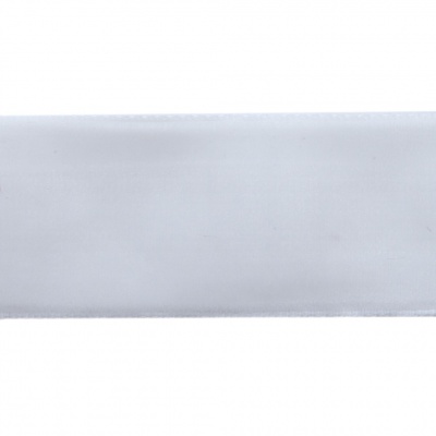 Лента бархатная нейлон, шир.25 мм, (упак. 45,7м), цв.01-белый - купить в Курске. Цена: 981.09 руб.
