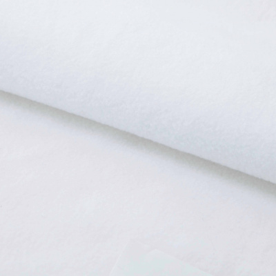 Флис DTY 240 г/м2, White/белый, 150 см (2,77м/кг) - купить в Курске. Цена 640.46 руб.