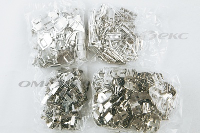 Крючки брючные 4 шипа "Стром" 144 шт. никель - купить в Курске. Цена: 383.97 руб.