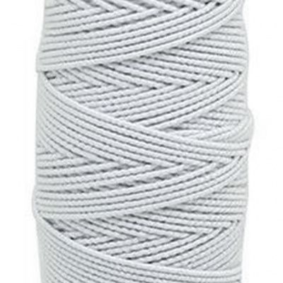 Нитка - резинка Спандекс 25 м (уп-10шт)-белые - купить в Курске. Цена: 35.65 руб.