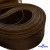 Регилиновая лента, шир.100мм, (уп.25 ярд), цв.- коричневый - купить в Курске. Цена: 694.13 руб.