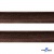 Кант атласный 074, шир. 12 мм (в упак. 65,8 м), цвет коричневый - купить в Курске. Цена: 237.16 руб.