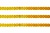 Пайетки "ОмТекс" на нитях, CREAM, 6 мм С / упак.73+/-1м, цв. 92 - золото - купить в Курске. Цена: 484.77 руб.