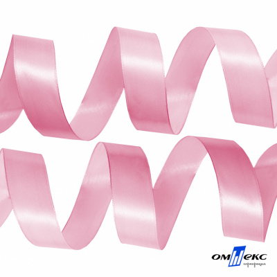 050-нежно-розовый Лента атласная упаковочная (В) 85+/-5гр/м2, шир.25 мм (1/2), 25+/-1 м - купить в Курске. Цена: 53.96 руб.