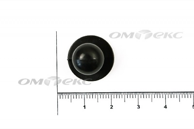 Пуговица поварская "Пукля", 10 мм, цвет чёрный - купить в Курске. Цена: 2.03 руб.