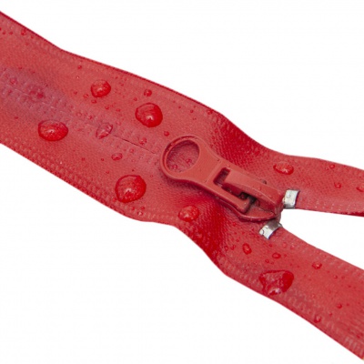 Молния водонепроницаемая PVC Т-7, 90 см, разъемная, цвет (820) красный - купить в Курске. Цена: 61.18 руб.