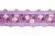 Тесьма декоративная 0385-6169, шир. 25 мм/уп. 22,8+/-1 м, цвет 01-фиолетовый - купить в Курске. Цена: 387.43 руб.