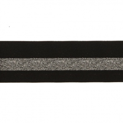 #2/6-Лента эластичная вязаная с рисунком шир.52 мм (45,7+/-0,5 м/бобина) - купить в Курске. Цена: 69.33 руб.