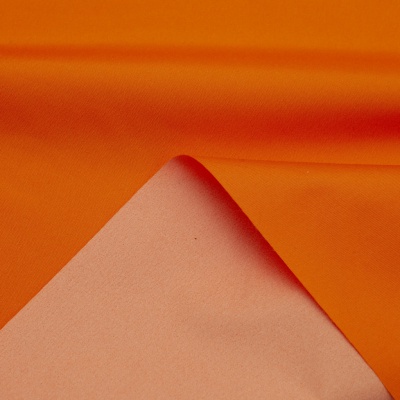 Курточная ткань Дюэл (дюспо) 16-1359, PU/WR/Milky, 80 гр/м2, шир.150см, цвет оранжевый - купить в Курске. Цена 141.80 руб.