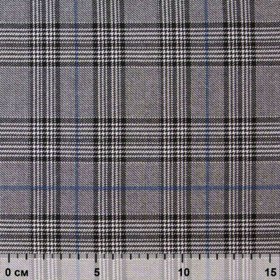 Ткань костюмная "Клер" 80% P, 16% R, 4% S, 200 г/м2, шир.150 см,#3 цв-серый/синий - купить в Курске. Цена 412.02 руб.