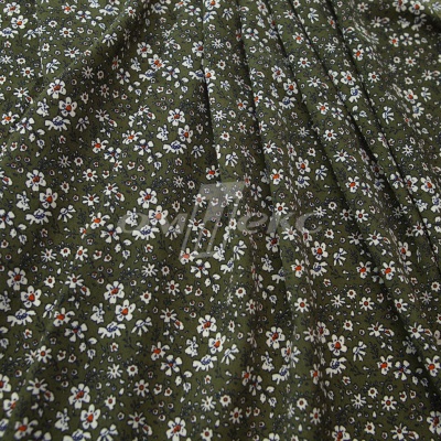 Плательная ткань "Фламенко" 11.2, 80 гр/м2, шир.150 см, принт растительный - купить в Курске. Цена 259.21 руб.
