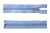 Спиральная молния Т5 351, 75 см, автомат, цвет св.голубой - купить в Курске. Цена: 16.28 руб.