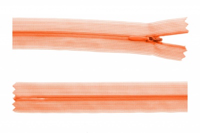 Молния потайная Т3 849, 50 см, капрон, цвет оранжевый - купить в Курске. Цена: 8.87 руб.