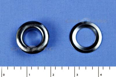 Люверсы металлические, блочка/кольцо, №5 (8 мм) упак.1000 шт- цв.никель - купить в Курске. Цена: 392 руб.