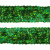 Тесьма с пайетками D4, шир. 20 мм/уп. 25+/-1 м, цвет зелёный - купить в Курске. Цена: 778.19 руб.