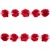 Тесьма плетеная "Рюш", упак. 9,14 м, цвет красный - купить в Курске. Цена: 46.82 руб.