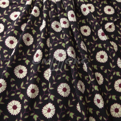 Плательная ткань "Фламенко" 10.1, 80 гр/м2, шир.150 см, принт растительный - купить в Курске. Цена 241.49 руб.
