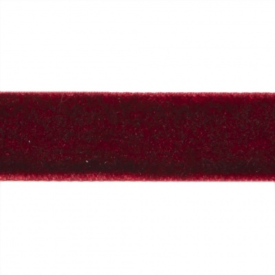 Лента бархатная нейлон, шир.12 мм, (упак. 45,7м), цв.240-бордо - купить в Курске. Цена: 396 руб.