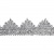 Тесьма металлизированная 0384-0240, шир. 40 мм/уп. 25+/-1 м, цвет серебро - купить в Курске. Цена: 490.74 руб.