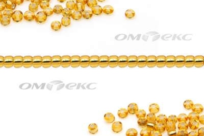 Бисер (SL) 11/0 ( упак.100 гр) цв.22 - золото - купить в Курске. Цена: 53.34 руб.