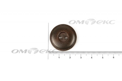 Пуговица деревянная круглая №54 (25мм) - купить в Курске. Цена: 4.12 руб.