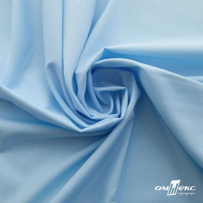 Ткань сорочечная Илер 100%полиэстр, 120 г/м2 ш.150 см, цв.голубой - купить в Курске. Цена 290.24 руб.