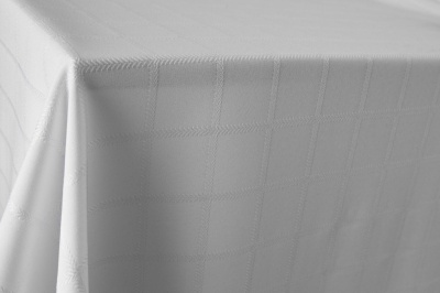 Скатертная ткань 25536/2005, 174 гр/м2, шир.150см, цвет белый - купить в Курске. Цена 269.46 руб.