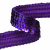 Тесьма с пайетками 12, шир. 20 мм/уп. 25+/-1 м, цвет фиолет - купить в Курске. Цена: 778.19 руб.