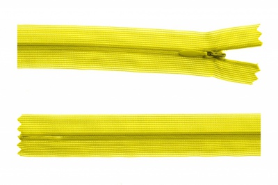 Молния потайная Т3 131, 20 см, капрон, цвет жёлтый - купить в Курске. Цена: 5.12 руб.