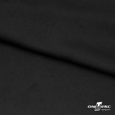 Ткань плательная Габриэль 100% полиэстер,140 (+/-10) гр/м2, шир. 150 см, цв. черный BLACK - купить в Курске. Цена 248.37 руб.