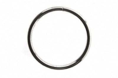 Кольцо металлическое №40 мм, цв.-никель - купить в Курске. Цена: 4.45 руб.