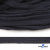 Шнур плетеный d-8 мм плоский, 70% хлопок 30% полиэстер, уп.85+/-1 м, цв.1010-т.синий - купить в Курске. Цена: 735 руб.