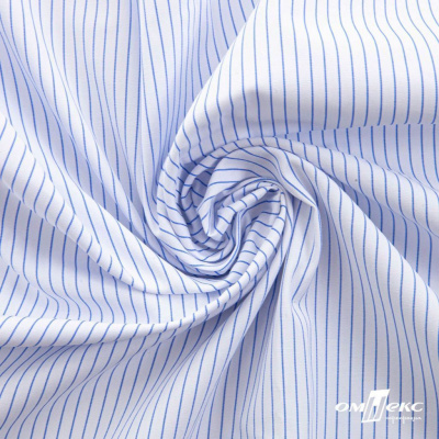 Ткань сорочечная Ронда, 115 г/м2, 58% пэ,42% хл, шир.150 см, цв.3-голубая, (арт.114) - купить в Курске. Цена 306.69 руб.