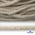 Шнур плетеный d-6 мм круглый, 70% хлопок 30% полиэстер, уп.90+/-1 м, цв.1077-лён - купить в Курске. Цена: 588 руб.