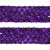 Тесьма с пайетками 12, шир. 35 мм/уп. 25+/-1 м, цвет фиолет - купить в Курске. Цена: 1 308.30 руб.