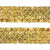 Тесьма с пайетками D16, шир. 35 мм/уп. 25+/-1 м, цвет золото - купить в Курске. Цена: 1 281.60 руб.