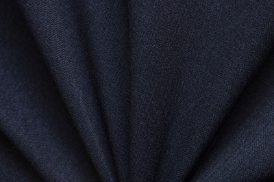 Ткань костюмная 25388 2009, 207 гр/м2, шир.150см, цвет т.синий - купить в Курске. Цена 353.07 руб.