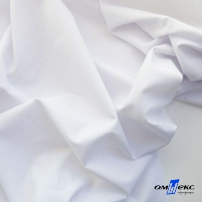 Ткань сорочечная Илер 100%полиэстр, 120 г/м2 ш.150 см, цв.белый - купить в Курске. Цена 290.24 руб.
