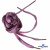 Шнурки #107-01, плоские 130 см, цв.розовый металлик - купить в Курске. Цена: 35.45 руб.