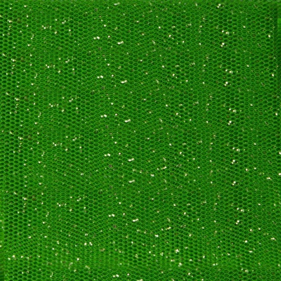 Сетка Глиттер, 24 г/м2, шир.145 см., зеленый - купить в Курске. Цена 117.24 руб.