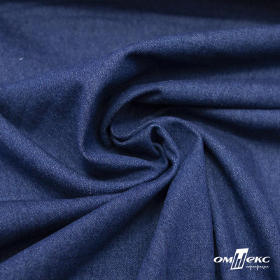 Ткань костюмная "Джинс", 315 г/м2, 100% хлопок, шир. 150 см,   Цв. 7/ Dark blue - купить в Курске. Цена 588 руб.