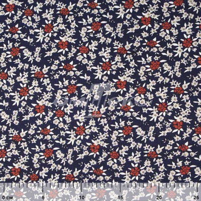 Плательная ткань "Фламенко" 7.2, 80 гр/м2, шир.150 см, принт растительный - купить в Курске. Цена 239.03 руб.