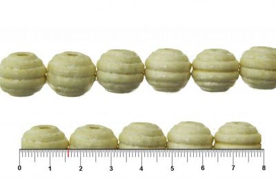 0309-Бусины деревянные "ОмТекс", 16 мм, упак.50+/-3шт, цв.035-белый - купить в Курске. Цена: 62.22 руб.