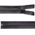 Молния водонепроницаемая PVC Т-7, 60 см, разъемная, цвет (301) т.серый - купить в Курске. Цена: 49.39 руб.