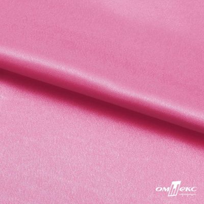 Поли креп-сатин 15-2215, 125 (+/-5) гр/м2, шир.150см, цвет розовый - купить в Курске. Цена 155.57 руб.