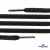 Шнурки #106-09, круглые 130 см, цв.чёрный - купить в Курске. Цена: 21.92 руб.