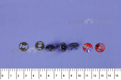 Кнопки магнитные МКМ-02, диам. 18 мм, чёрный никель - купить в Курске. Цена: 14.49 руб.